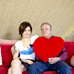 First pic of Superb brunette teen maid gives blowjob and gets facialized naked