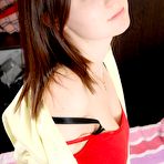 Second pic of Nude teenage hottie masturbating with her moist fingers naked