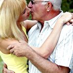 Second pic of Horny senior gentleman penetrates a blonde teenage cutie naked