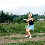 First pic of Horny sport loving lesbian babes eating their wet cunts naked