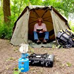 Second pic of Freaky old grandpa fucks a cute teen on the campingsite naked