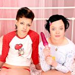 First pic of Two lesbians playing with eachothers damp pussies teen