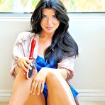 Second pic of Gorgeous Busty Brunette Romi FTV Treats Herself To Nasty Sex Toys & Masturbation photos (Romi Rain) / DefineBabe.com