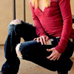 Third pic of Tight And Sensual Blondie Madison Lain Gets Rid Of Her Jeans And Top And Toys Herself / DefineBabe.com