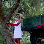Fourth pic of pornbanx Madelyn Marie And Natasha Marley In A Hot Outdoor Threesome