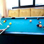 Second pic of mygonzo BFvsGF S01E07 - Titus Steel & Jasmine Rouge Pool Table Challenge