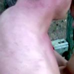 Second pic of Brunette gets her cunt shafted hard outdoors - AmateurPorn