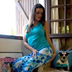 First pic of Skin Tight Glamour | Galleries | Photos | Brook Wright Blue Leggings