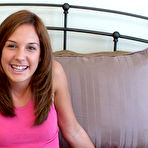 First pic of Brunette teen girlfriend spreads her pink pussy and sucks an 8 inch dick - AmateurPorn