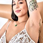 Second pic of Mi Ha Doan hairy upskirt and panties.