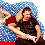 First pic of Strong Guy Washes Feet Of Lusty Betty Love And She Pays Him With A Wild Foot Job. / DefineBabe.com