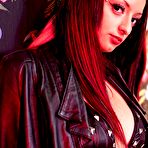 Fourth pic of Sexy Biker Girl Cherry Stone Is Working Up The Member And Making It Explode / DefineBabe.com