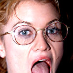 Fourth pic of Erika Kole Takes a Huge Load on Her Face and Glasses - Babes With Glasses: Girls with Glasses