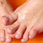 Fourth pic of Kitty Bella giving a big cock footjob to Will Powers - Cam Porn - Catalina Cruz's Official PornStar Website