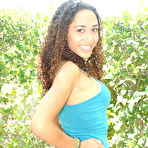 First pic of Teenage Latina MiMi Allen With Curly Hair And Bald Pussy Shows It All In The Yard / DefineBabe.com