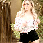 First pic of Charlotte Sins Blonde Coed in Action