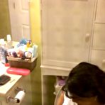 Fourth pic of Naughty amateur girlfriend caught at the toilet - AmateurPorn