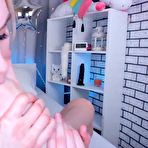 Fourth pic of Blonde teen fucks herself in ass with a dildo - AmateurPorn