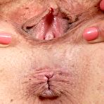 Fourth pic of Sofia pulls her pink hairy pussy open