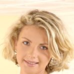 First pic of Blonde MILF Tatjana Opening Her Fat Lipped Pussy Wide For A Long Pink Dildo. / DefineBabe.com