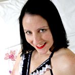 Third pic of Seducing Lingerie Milf In Red Stockings Amber Clare Is Playing With Yellow Sex Toy / DefineBabe.com