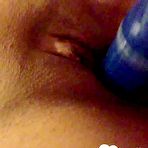 Fourth pic of Pink-haired babysitter has fun with a toy - AmateurPorn