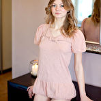 First pic of Patritcy A flaunts her lusty body and sweet pussy on the table. naked