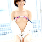 Fourth pic of Mayu Kamiya Asian takes shirt off and shows nasty ass in panty