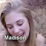 Fourth pic of Young blonde amateur sucking a big cock outside - AmateurPorn