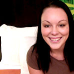 First pic of 18 yr old brunette teen with small tits gives head - AmateurPorn