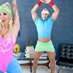 First pic of Blonde Bombshell Sex Workout