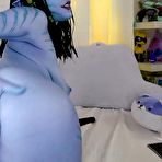 Second pic of Hot Neytiri from Pandora dildo fuck - AmateurPorn