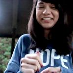First pic of Brunette webcam babe in outdoor live cam vibrator masturbation - AmateurPorn
