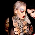 Fourth pic of Insane Lesbian Action With Some Surprise Tattooing and Showering Face Fucking