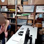 Second pic of Confused teen shoplifter fucks with a guard for her freedom - AmateurPorn