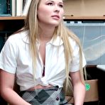 Fourth pic of Confused teen shoplifter fucks with a guard for her freedom - AmateurPorn