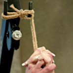 Third pic of Tied up  Lisa Lee gets her pussy and tits tortured by Audrey Leigh in a hospital