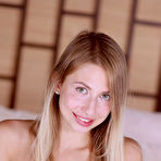 Second pic of Anna Di Sexy Blonde Stripping Naked