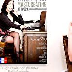Fourth pic of Attractive Mom Mia is masturbating at work - Free Mature.nl gallery