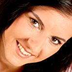 Second pic of Czech Brunette Mona Moon In Red Lingerie Is Proud Of Her Big Boobs And Hairless Smooth Pussy / DefineBabe.com