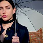 Second pic of Russian Smokers | Attractive Lera taking a smoke break outside