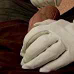 Second pic of Dirty Angelina | Long White Leather Gloves Blowjob & Handjob &ndash; Watch my Pussy