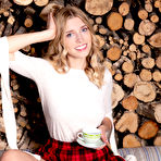 First pic of Freya Mayer in White Underwear