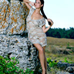 First pic of Martina Mink Spreads Outdoors on a Rocky Outcrop - Photo Gallery - ArtNudeTube.com