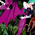 Second pic of ORGY With Futa Bayonetta, Futa Morrigan, Futa Merlin HARD BANGING 2 - FAPCAT