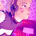 Second pic of Fucking D.Va While Shes Got A Butt Plug In - FAPCAT