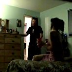 Second pic of Naughty Babe Fucked By Plumber Caught On Cam - FAPCAT