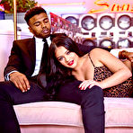 Second pic of Ryan Reid rides a big black cock in the laundromat