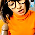Second pic of COSPLAY BABE VELMA SCOOBY DOO JOI, JERK OFF INSTRUCTION PUNHETA GUIADA BBC - FAPCAT