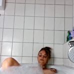 Third pic of Tattooed Babe Masturbates In The Bathtub - FAPCAT
